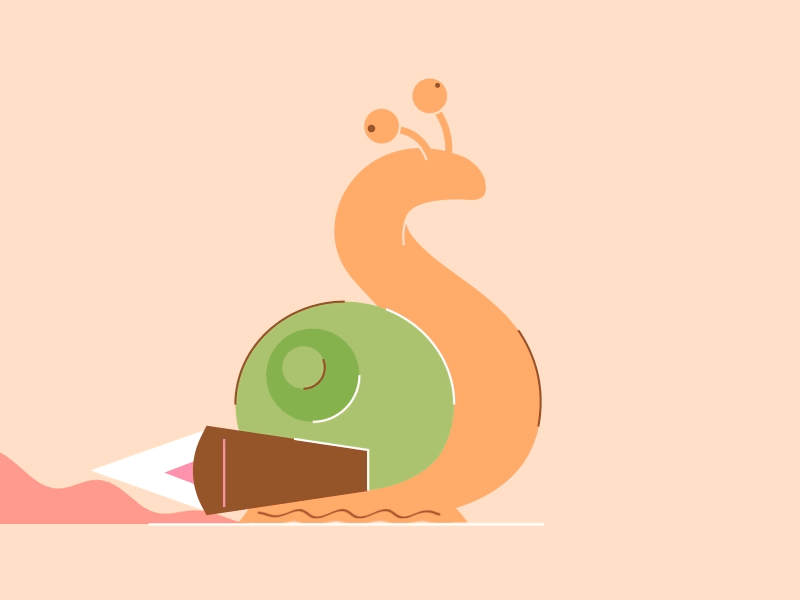 Day 19 / "S" for Snail 2d 36days adobe 36days s 36daysoftype 36daysoftype06 animation contest illustration motion snail typography