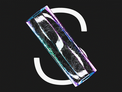 Letter S 36 days of type lettering 36daysoftype c4d cinema4d kinetic motion