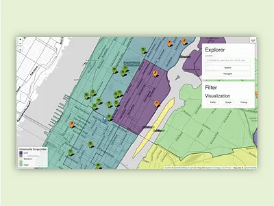 Information Visualization on map
