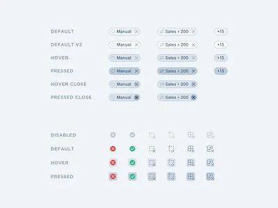 Filters States app clean component dashboard design icons minimal simple ui ux
