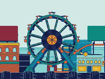 Rejected Festival Ad-Mat admat festival illustration lineup vector