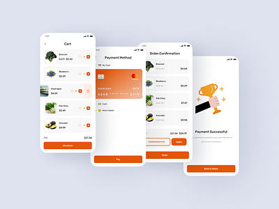 Ecommerce mobile app UI design-Payment Method app design design design ui kit ecommerce app ecommerce shop graphic design mobile app design online shop payment method ui ui design template ui kit ui ux