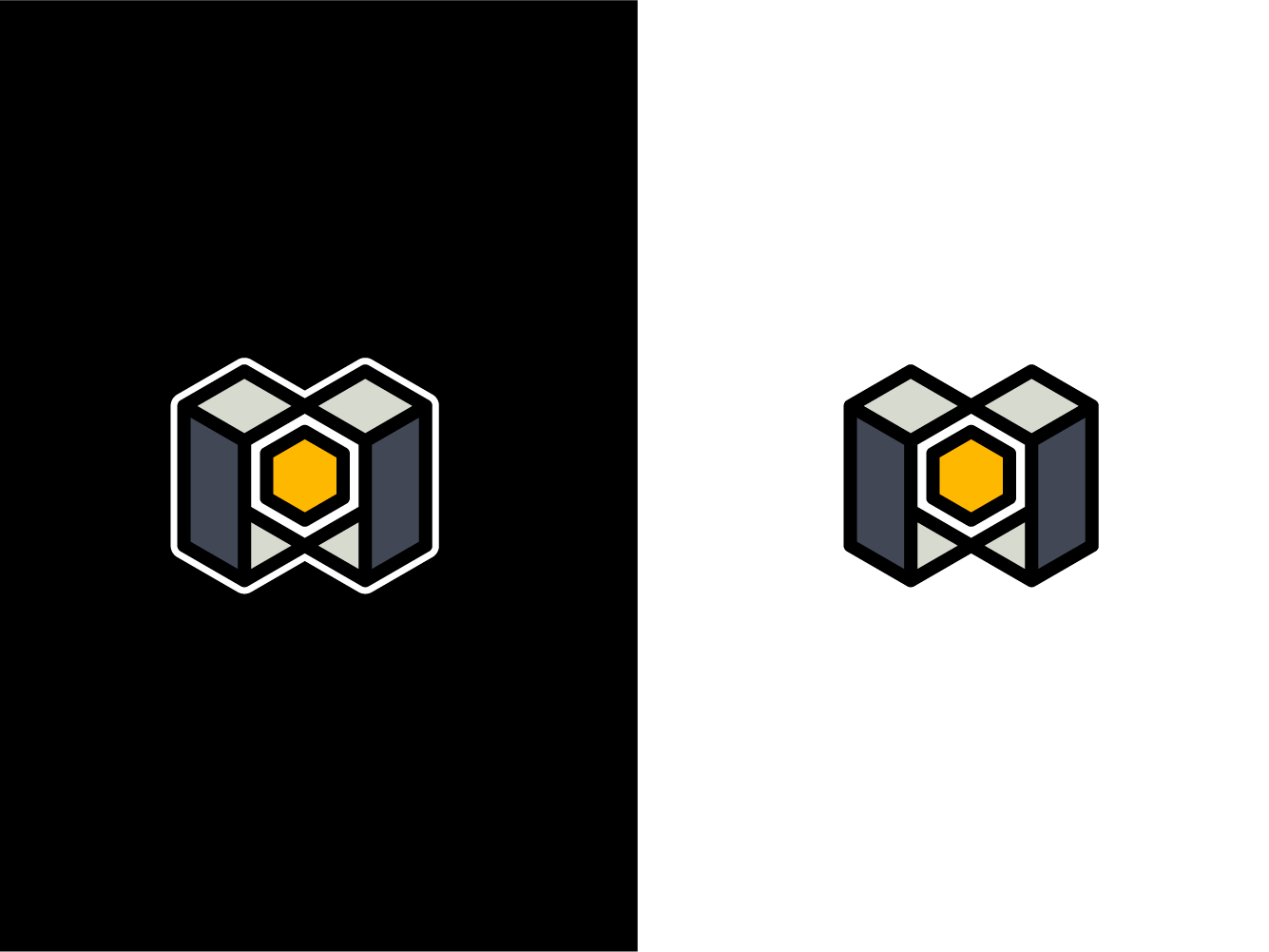 Modcore logo branding core design logo vector