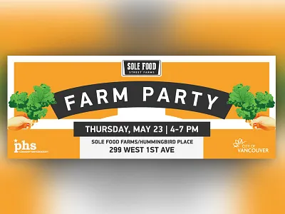 Farm Party farm illustration poster poster design