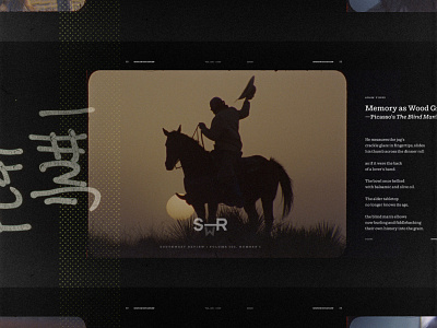 Southwest Review - Animation Storyboards 16mm 35mm after effects animation branding film filmmaking logo texture typography
