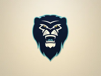 Night Lion Logo bold branding clean concept lion logo sport