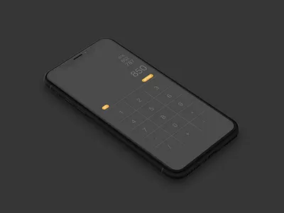 Daily Ui Design #04 app concept app design calculator app calculator ui dailyui design minimal ui