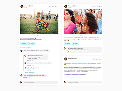 Social Media Event Components comentarios comments component componente eventos events gallery photos rebus social social media social network web app
