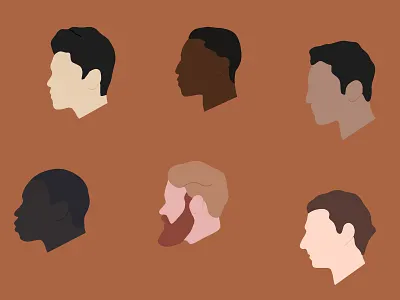 male side portrait adobeillustator animation art artist color design drawing fashion art graphic design graphic art graphic artist icon illustration illustrator line art logo murals vector