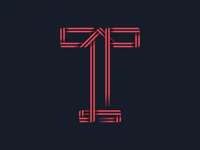 #36days_T 36daysoftype 3d alphabet illustration illustrator letter t lettering logo shadow type typography