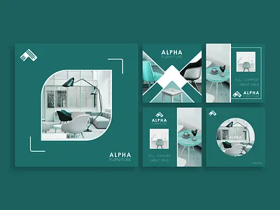 Minimal Instagram Template adobe advertisement advertising design agency banner banner ads branding design digital advertising display ad facebook ad furniture instagram ads marketing minimal real estate social media template vector
