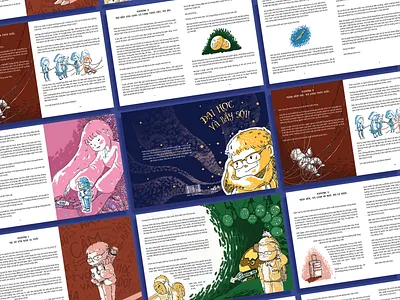 [Illustration] My Autobiography design illustration photoshop vietnamese