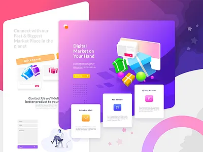 Web Template for E-commerce Website