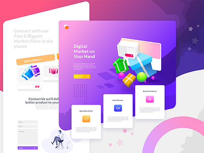 Web Template for E-commerce Website