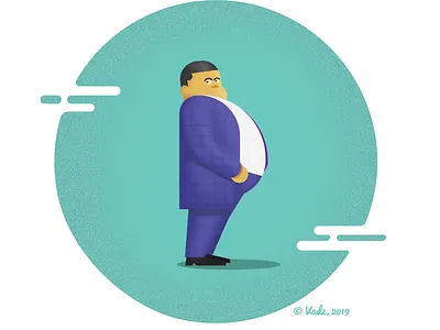 Minimal Politics - The Arrester character design minimal minimal art political politician shmays