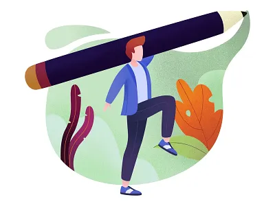 Creativity with a Pencil affinity designer affinitydesigner art artist brush clean colorful design design art human illustration illustrator original raster texture vector graphic visual art