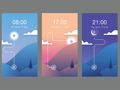 Toggle- UI Ninja Challenge #3 illustration snooze toggle ui vector