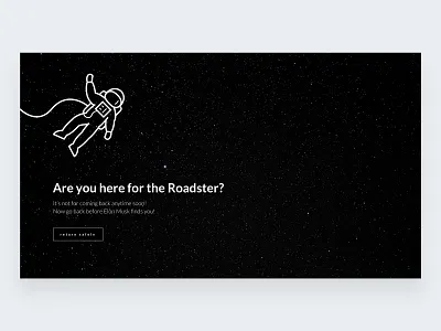 Ecommerce - 404 page 404 page apps black black and white branding color ecommerce error not found tesla ui design ux challenge ux design