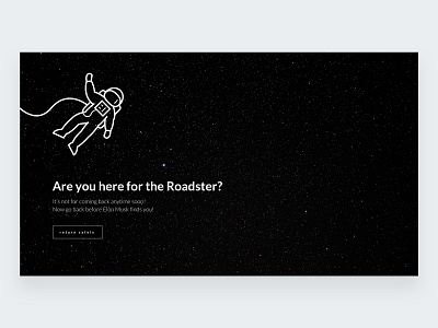 Ecommerce - 404 page 404 page apps black black and white branding color ecommerce error not found tesla ui design ux challenge ux design