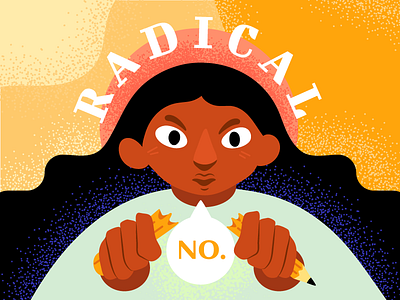 Radical illustration no noise pencil power radical texture vector