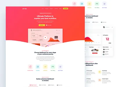 Saas Landing Page business agency corporate freelance code developer gatsby saas marketing product homepage home market interaction modern interface experience bootstrap landing page bundle react next html css responsive template theme psd js typography logo flat ui ux user web website webdesign