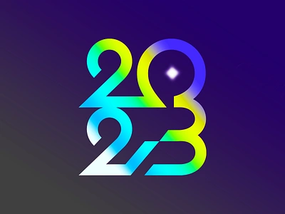 2023 ✦ 2023 belcdesign happynewyear logotype newyear numbers patrykbelc vectors