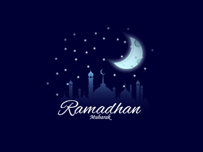 Ramadhan design flat illustration illustrator lettering minimal type typography vector