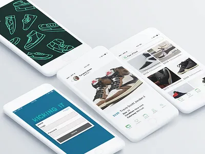 Kicking It UI samples