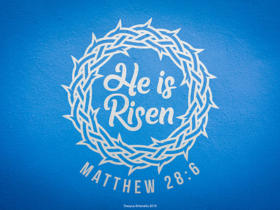 He is Risen bible christian christianity crown crownofthorns easter god happy happyeaster heisrisen illustration illustrator jesus logo logodesign resurgence resurrection thorns vector vectorillustration