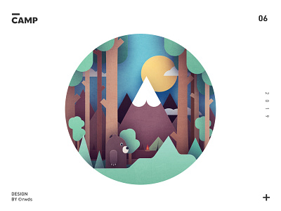 Camp camp illustrtion ps