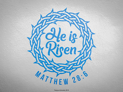 He is Risen bible christian christianity crown crownofthorns easter god happy happyeaster heisrisen illustration illustrator jesus logo logodesign resurgence resurrection thorns vector vectorillustration