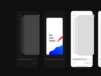 New Safari. iOS 13. Concept. app branding design illustration ui ux