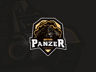 Panzer Company adobe esports gaming illustration logo tank vector wot