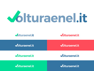 Volturaenel agency certification creative design documents energy italy logo negative positive shapes solution v vector