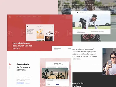 Startup Landing Page clean design homepage interface startup typogaphy ui ux webdesign website