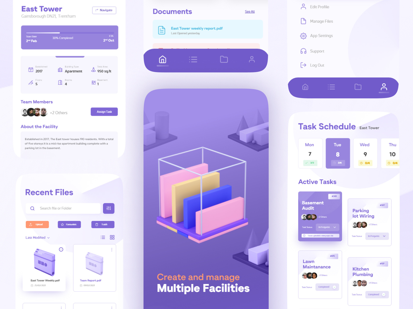 Team & Facility management app by Aadharsh Kannan on Dribbble