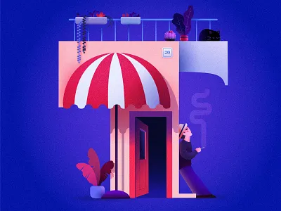 36 days of type - day 20 - letter T 2d 36 days of type 36daysoftype affinitydesigner art colorful cute design flat illustration letter minimal pastels typography vector