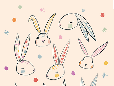 Easter bunny out.