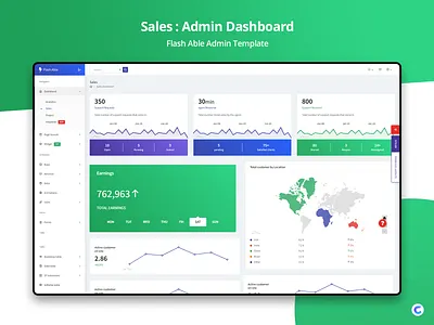 Sales Admin Page View admin dashboard admin panel admin template boostrap admin template bootstrap 4 bootstrap admin branding sales sass ui ux design