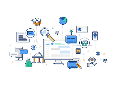 Desktop App Capabilities design illustration ui design ux ui vector web webapp
