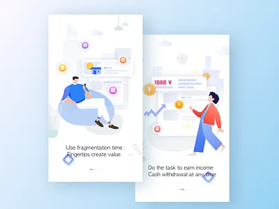 Illustrator guide page-APP-01 app appdesign art contrast flat guide pages lllustration pattern pattern art practice ui design ui ux