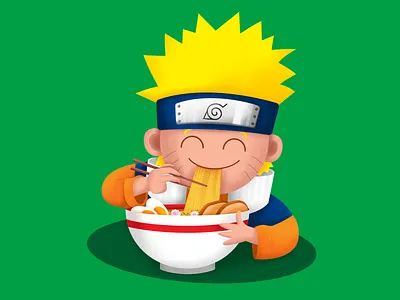 Ichiraku Ramen Boy! fan art illustration