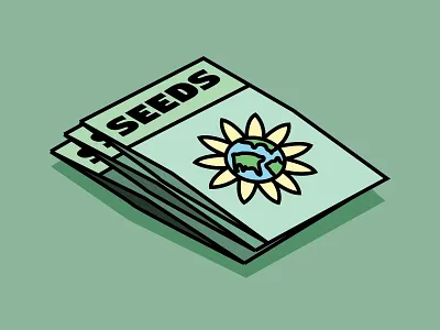 Earth Day design drawing earth earth day earthday graphic design illo illustration illustrator plant seeds