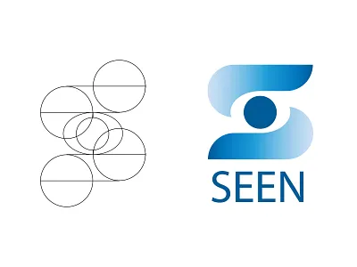 Seen Logo brand branding design illustration logo ui ux vector web website