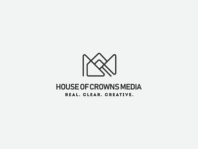 House Of Crowns Media брендинг. вектор графический дизайн дизайн идентичность логотип