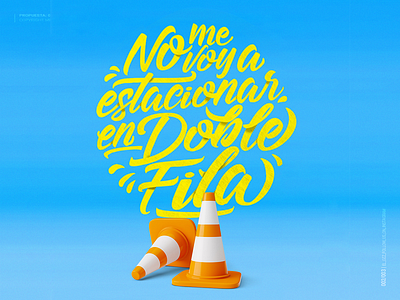 Mexican drivers campaign 3d badge brand campaign car design driver handmade lettering print quote