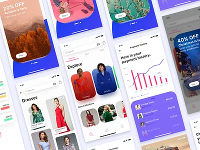 Trendy App Part Ui trendy ui design app shopping