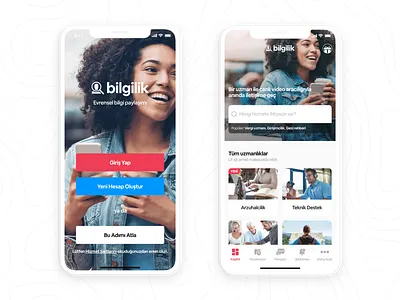 Expert Finding App (Concept Design) app clean discover expert finder ios list members search ui ux
