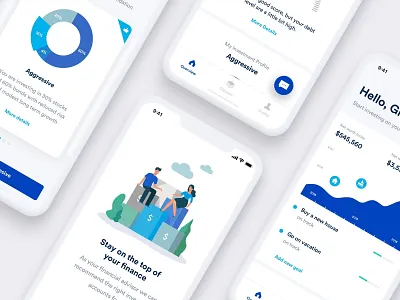 Investment Mobile App banking finance investment ios mobile app mobile app design ui ui ux