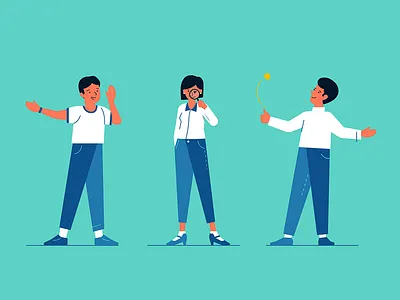 Extra Joby advertise animation illustration bright character character design colorful creative cute design designer digital design explainer illustration flat fun human illustration job person vector woman